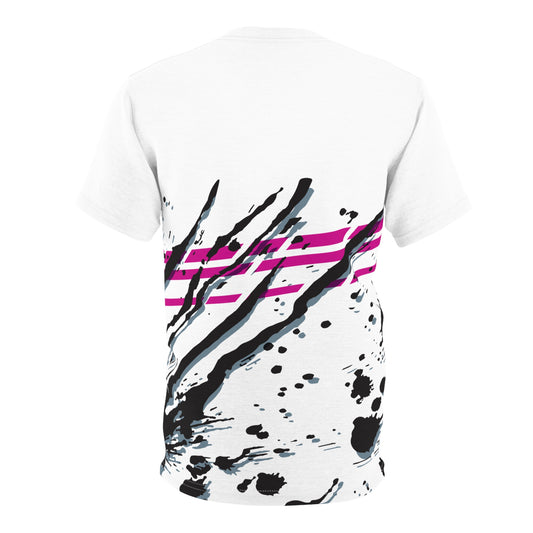Black Paint - Trapper Keeper inspired unisex cut & sew all over print tee