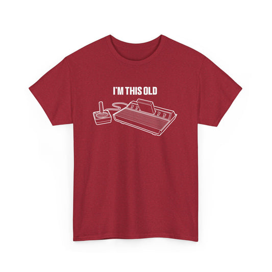 I'm this old - vintage gaming console unisex tshirt