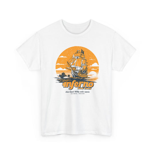 Walsh's Inferno Boat Tours Goonies-inspired unisex t-shirt
