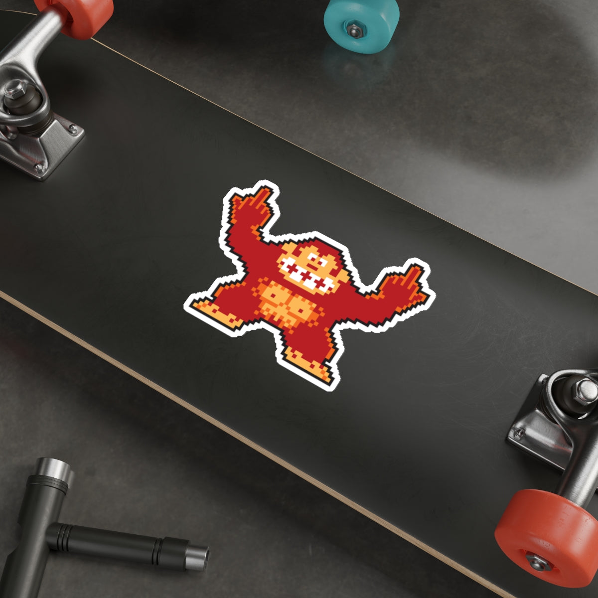 8-bit Legends: DonkeyKong "Jump Over These" die-cut stickers