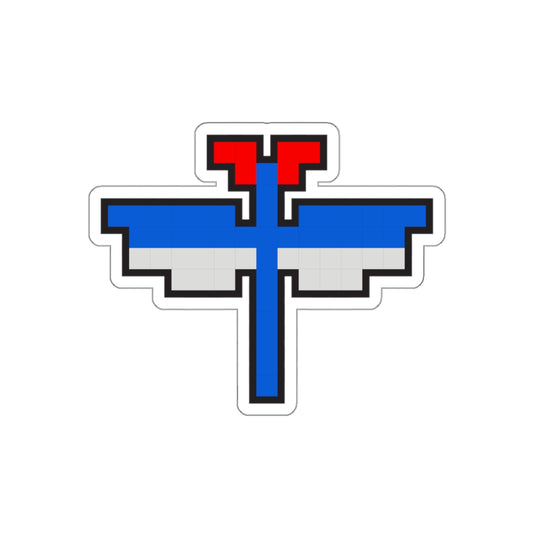 8-bit Legends: Galaga Dragonfly die-cut stickers