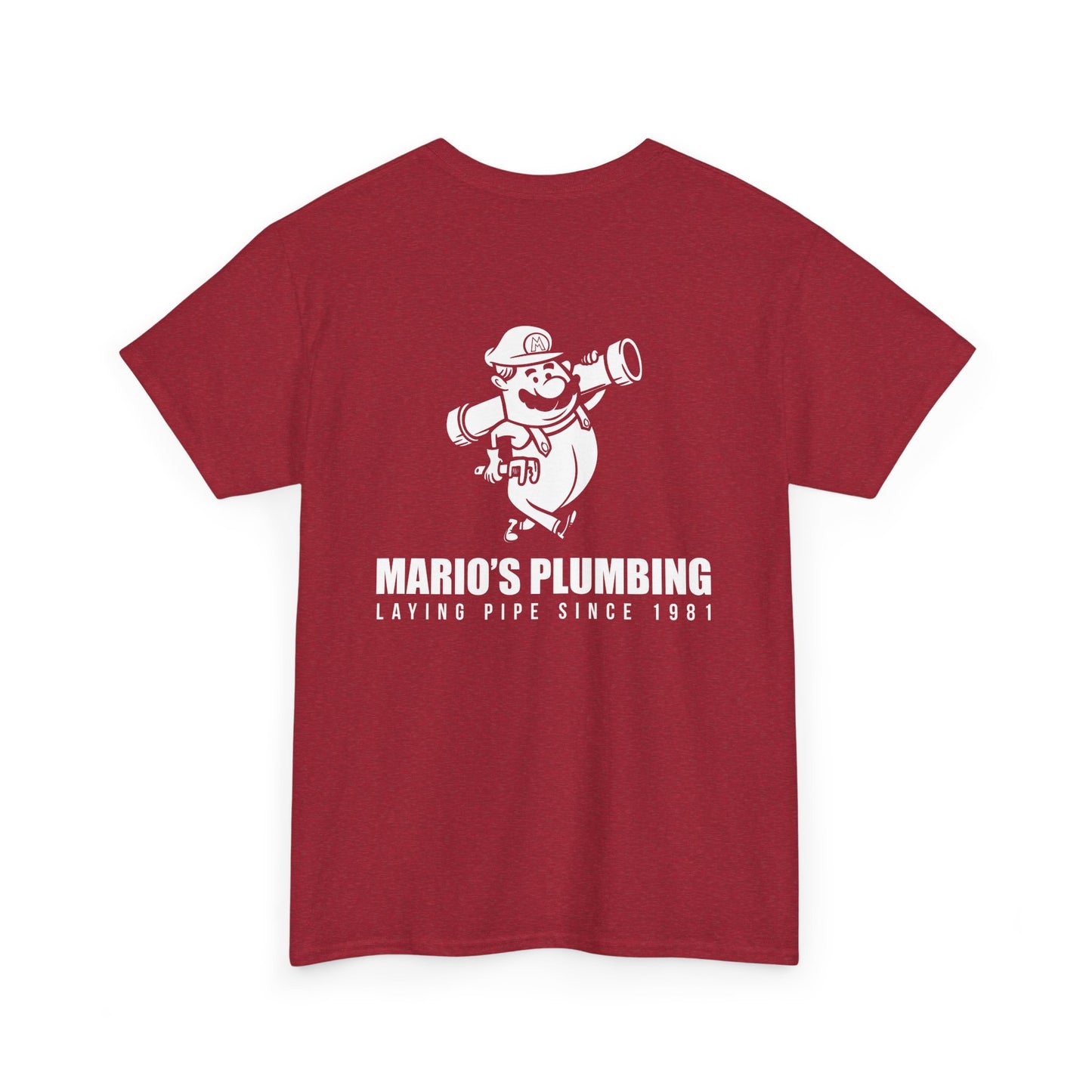 Marios Plumbing Laying Pipe Since 1981 - unisex mascot t-shirt