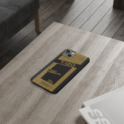 VHS Visions - retro ESC T-120 VHS tape inspired slim iPhone cases