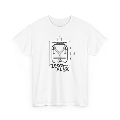 Back to the Future movie inspired "Zero Flux Given" flux capacitor unisex cotton t-shirt
