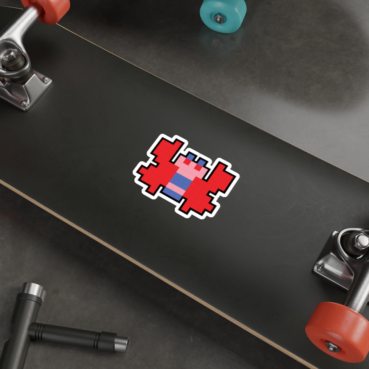 8-bit Legends: Galaga Butterfly die-cut stickers