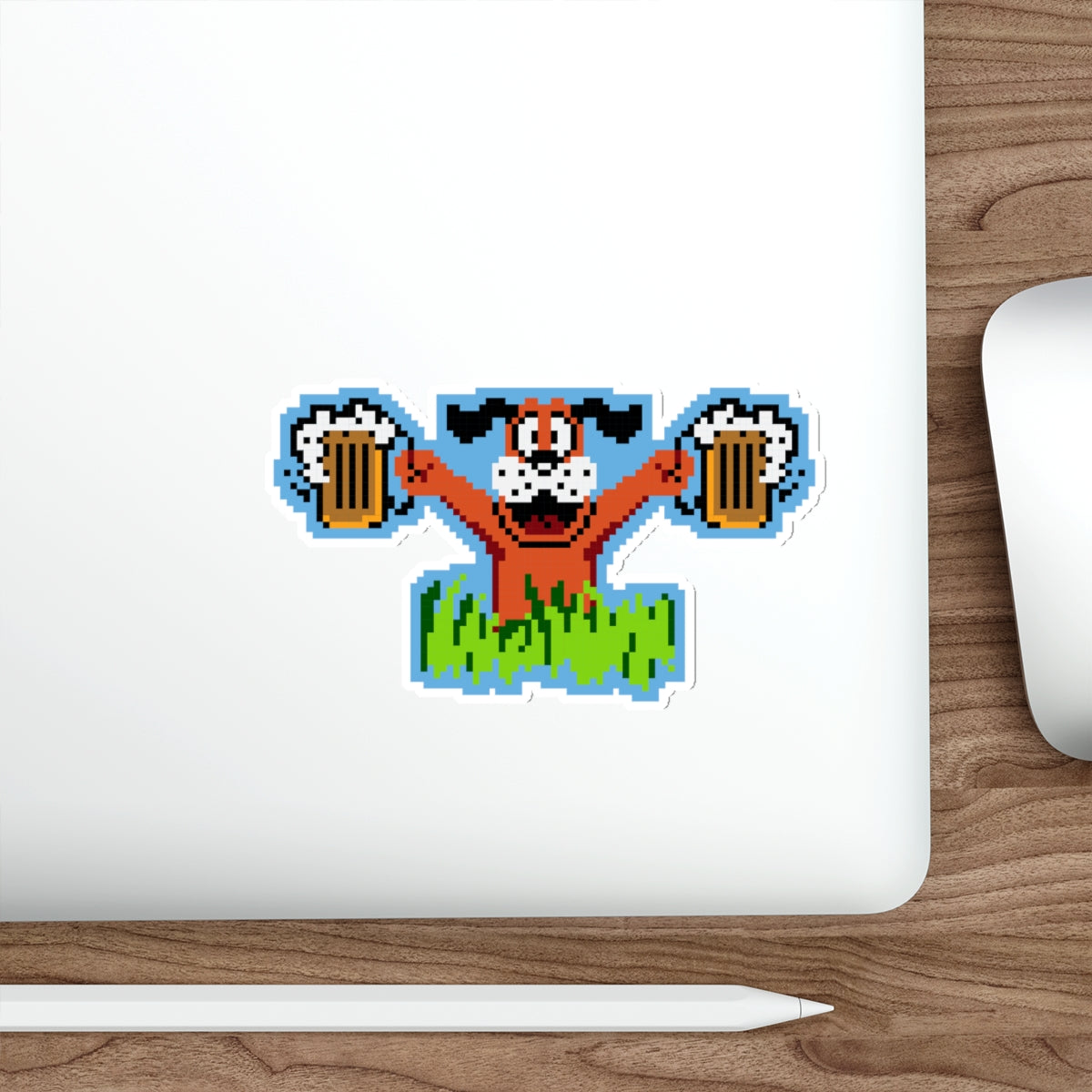 8-bit Legends: Duck Hunt "Big Winner" die-cut stickers