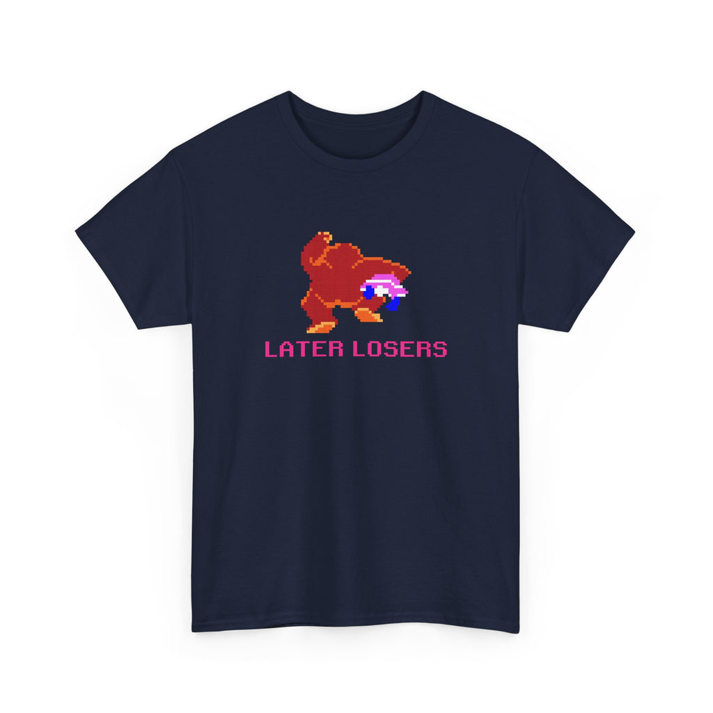 8-bit Legends: DonkeyKong "LATER LOSERS" unisex t-shirt