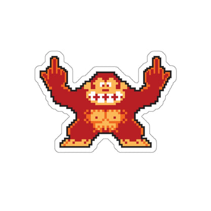 8-bit Legends: DonkeyKong "Jump Over These" die-cut stickers