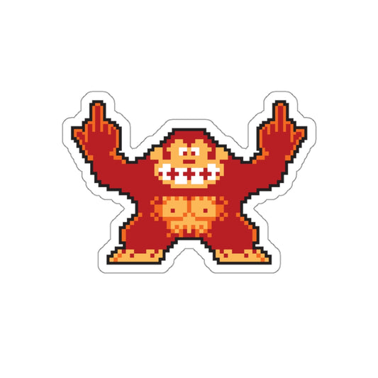 8-bit Legends: DonkeyKong "Jump Over These" die-cut stickers