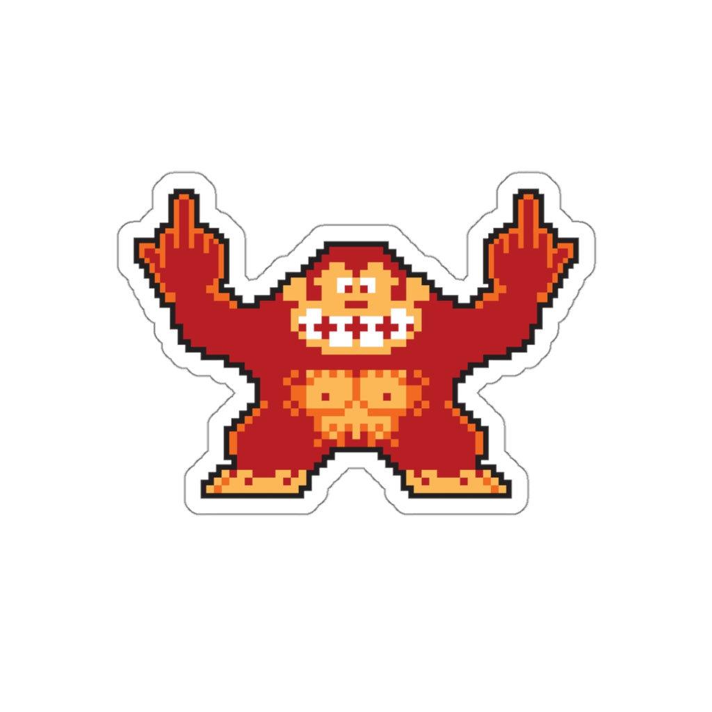 8-bit Legends: DonkeyKong "Jump Over These" die-cut stickers