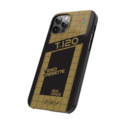 VHS Visions - retro ESC T-120 VHS tape inspired slim iPhone cases