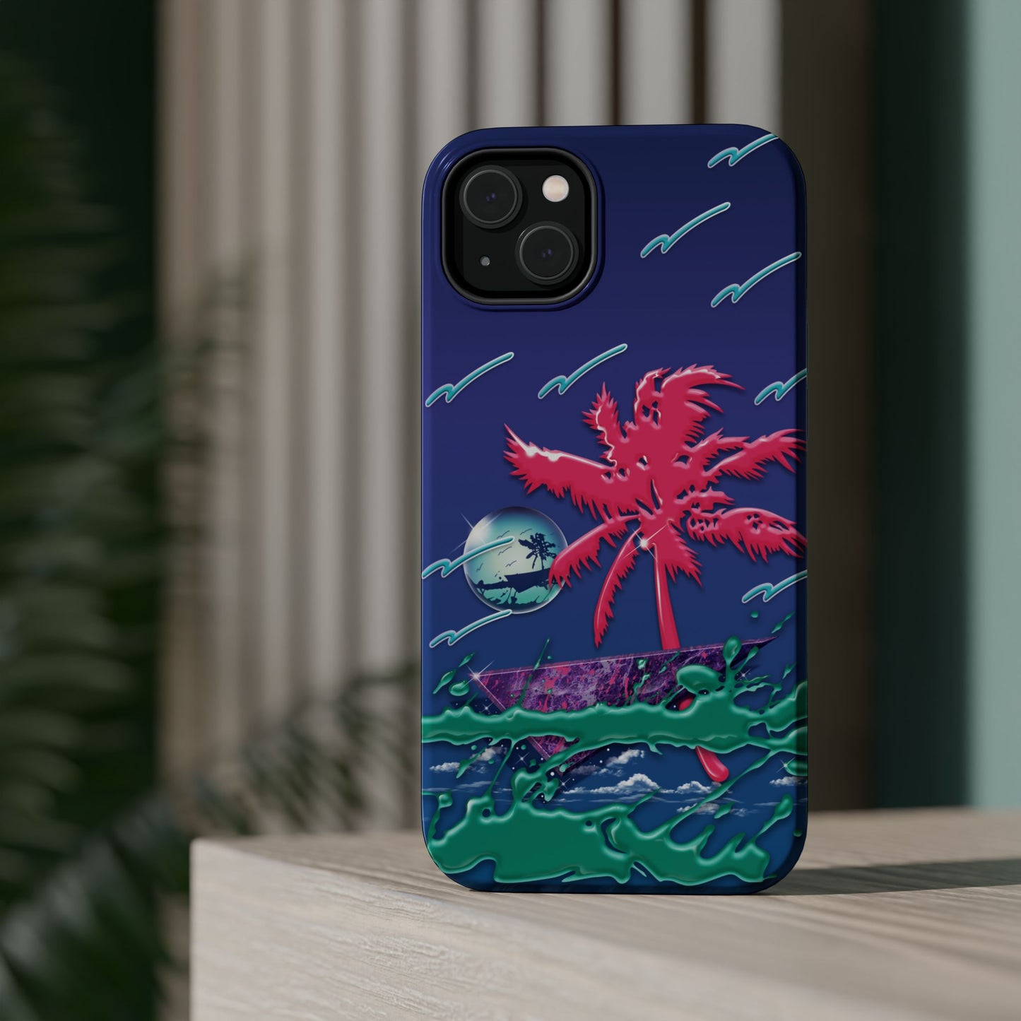 Pink Palm - Trapper Keeper inspired tough MagSafe® iPhone cases