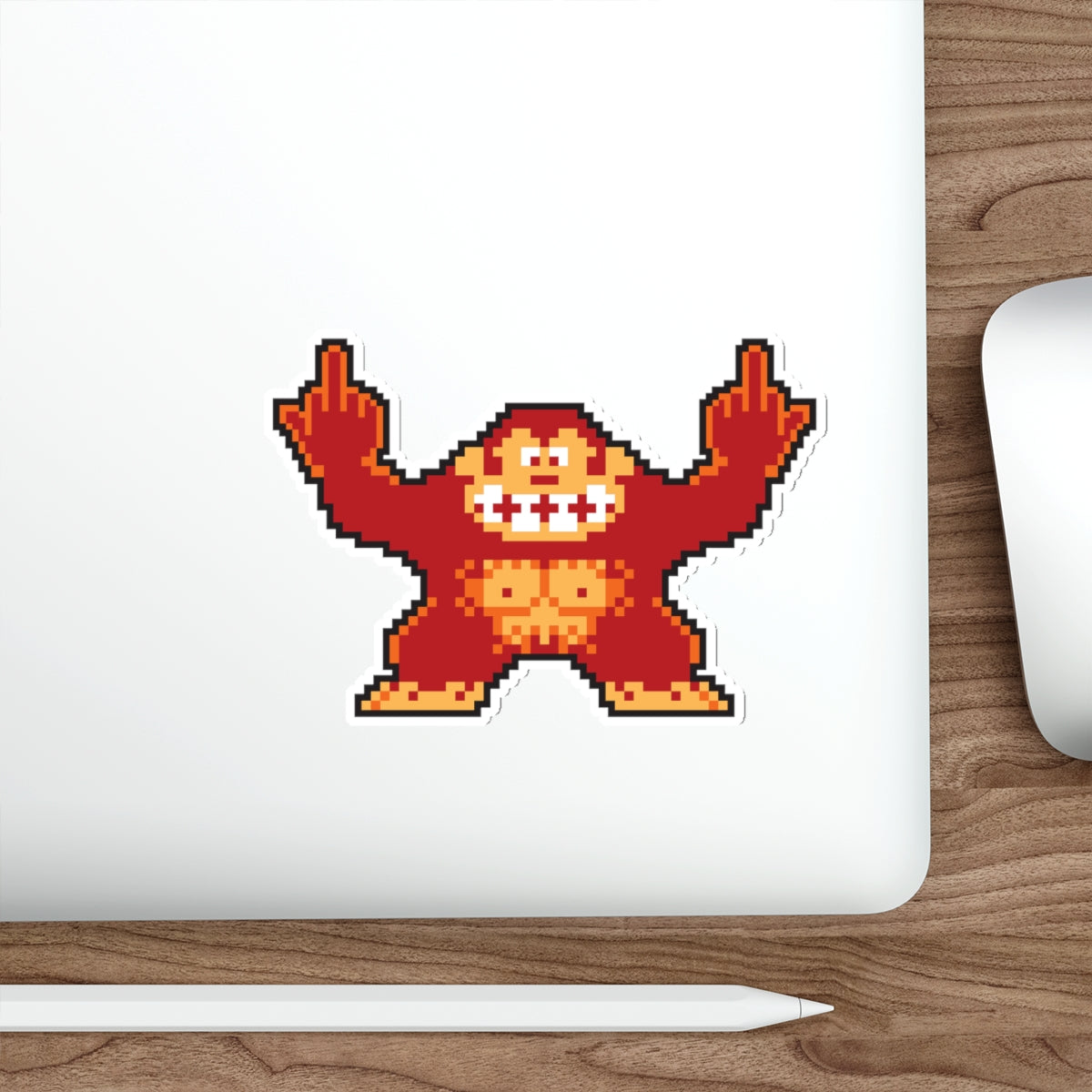 8-bit Legends: DonkeyKong "Jump Over These" die-cut stickers