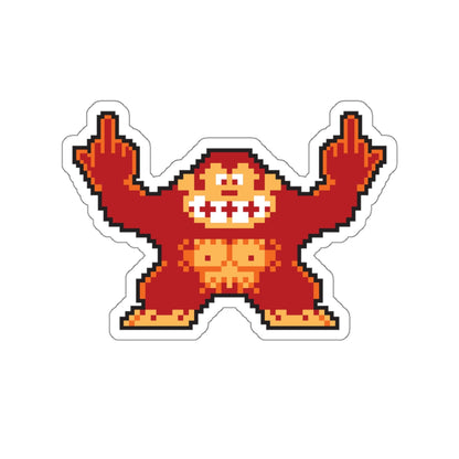 8-bit Legends: DonkeyKong "Jump Over These" die-cut stickers