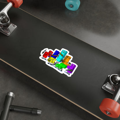 NES Tetris-inspired "Original Video Game Gangsters" vinyl die-cut stickers