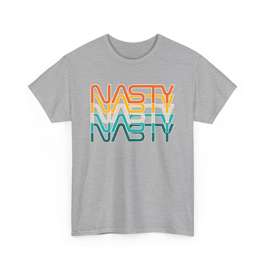 NASTY offset vintage NASA logo inspired t-shirt