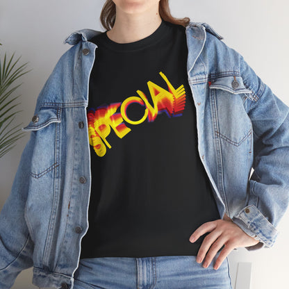 "SPECIAL" retro rainbow 1970s & 1908s CBS TV special inspired - unisex t-shirt