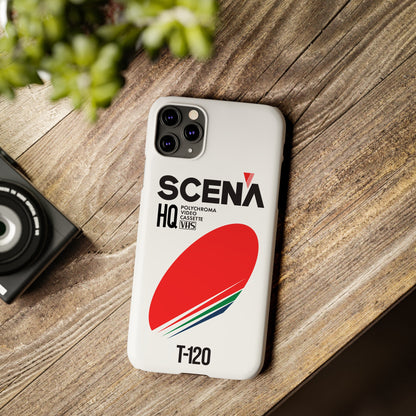 VHS Visions - retro Scena HQ T-120 VHS tape inspired slim iPhone cases