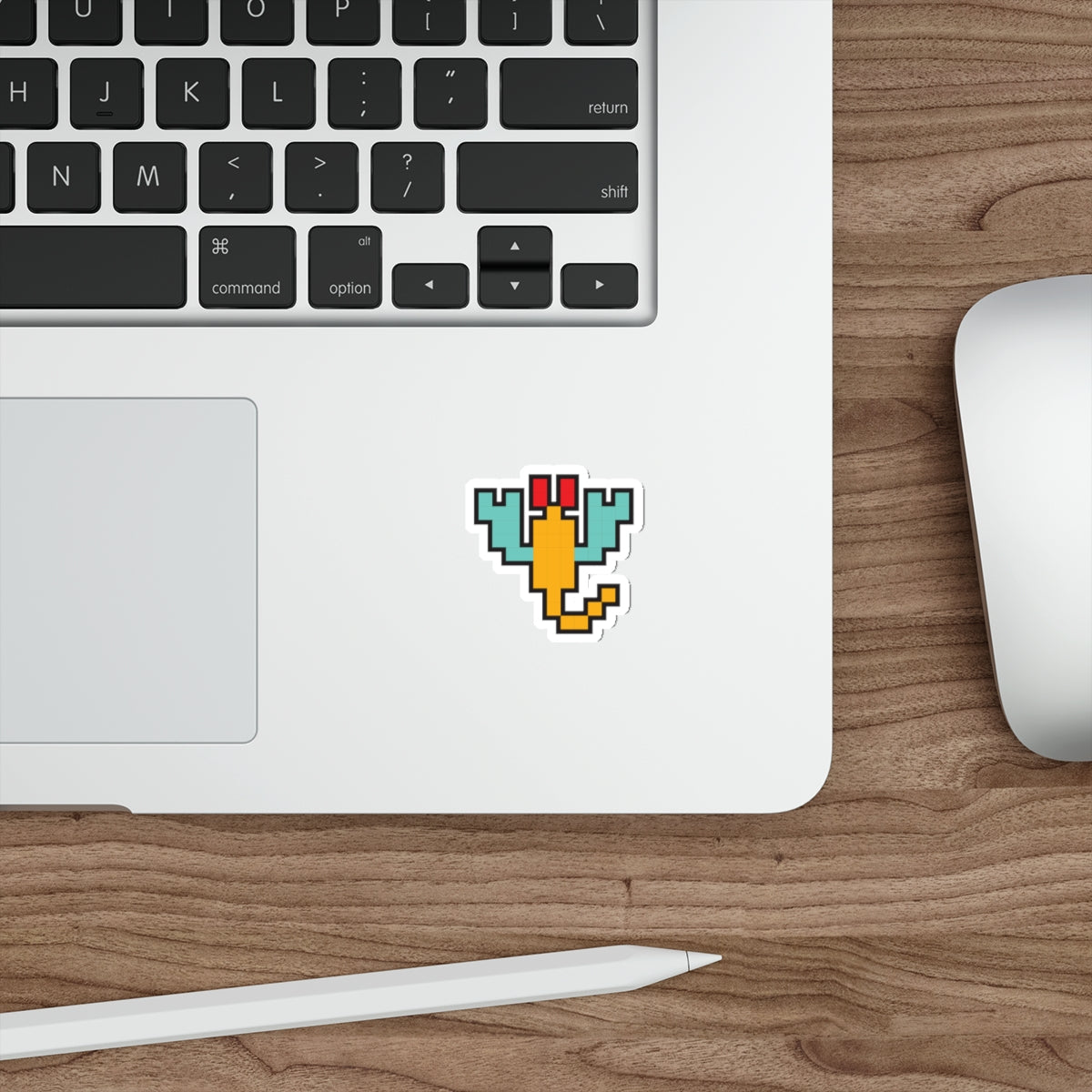 8-bit Legends: Galaga Scorpion die-cut stickers