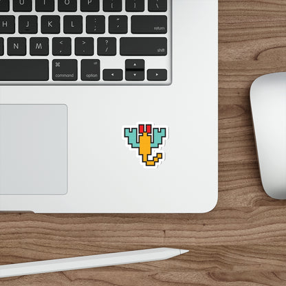 8-bit Legends: Galaga Scorpion die-cut stickers
