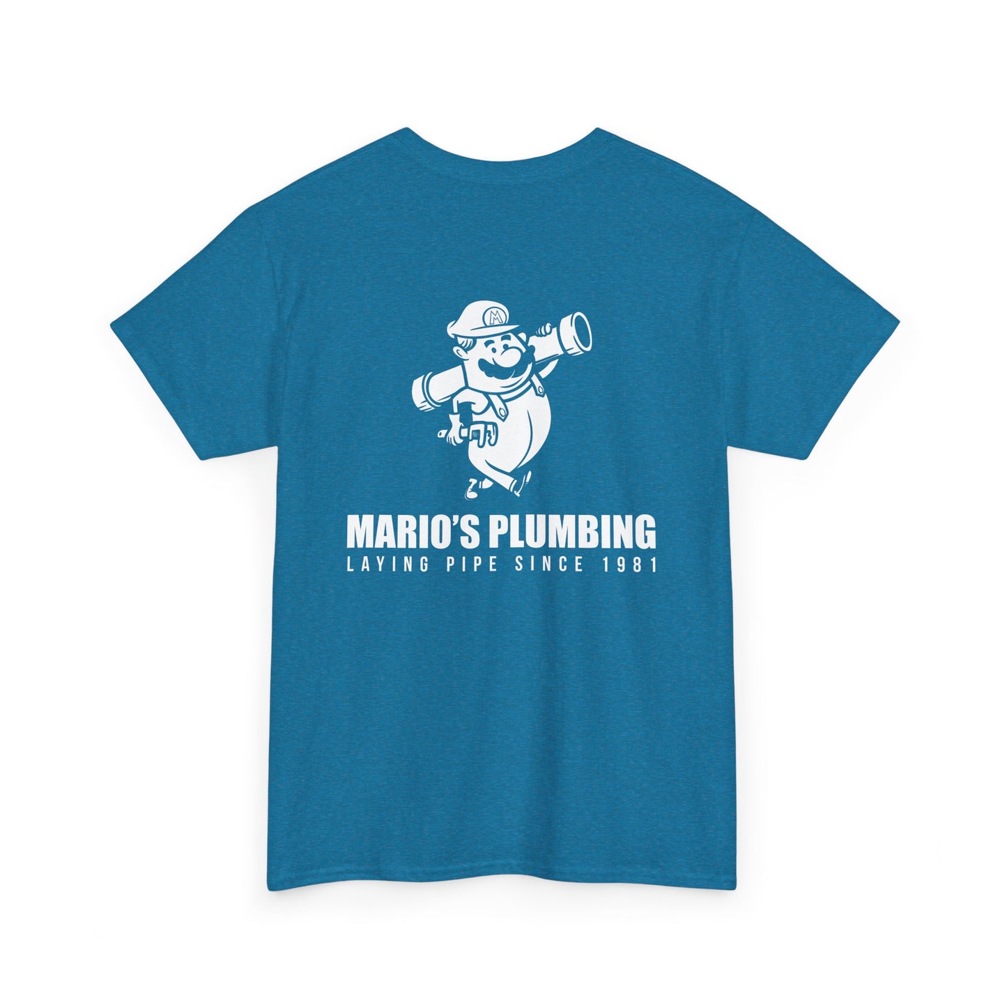 Marios Plumbing Laying Pipe Since 1981 - unisex mascot t-shirt