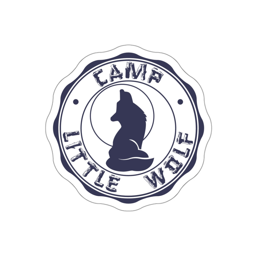 Little Darlings movie inspired Camp Little Wolf summer camp die-cut stickers - Rerun Designs