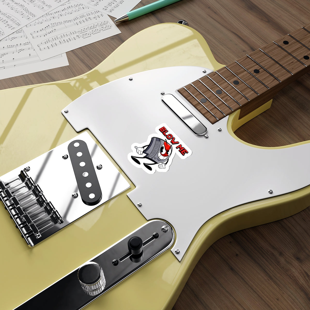 "Blow Me" classic NES video game cartridge inspired die-cut vinyl stickers - Rerun Designs