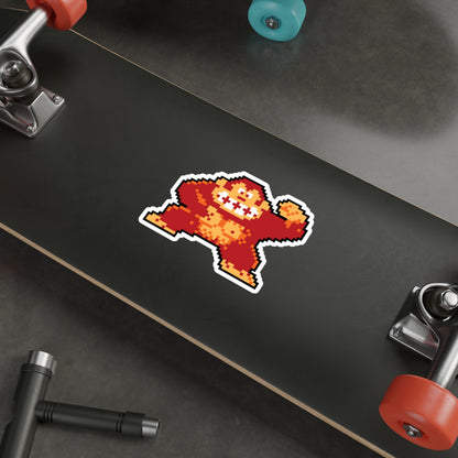 8-bit Legends: DonkeyKong die-cut stickers - Rerun Designs