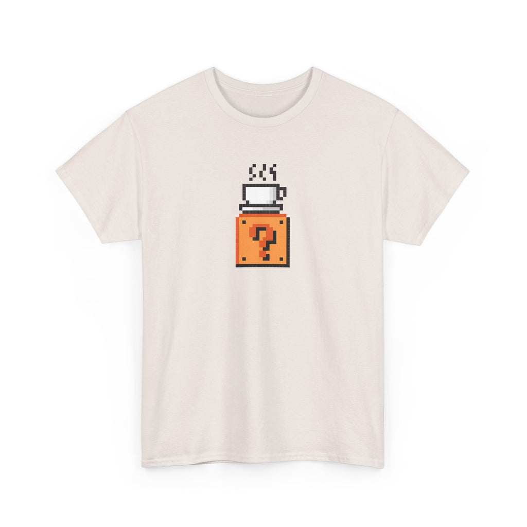 SuperMario-inspired "Caffeine power-up" unisex t-shirt