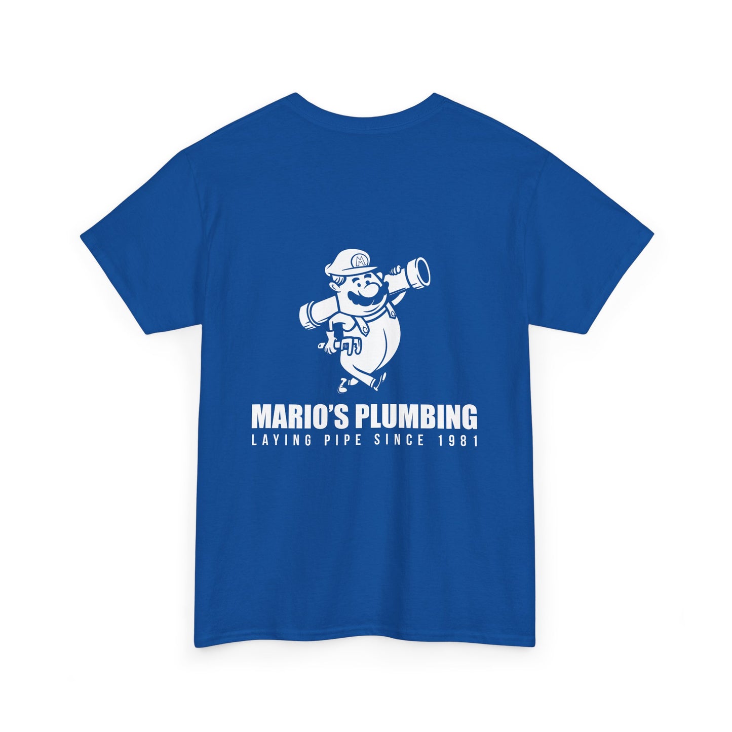 Marios Plumbing Laying Pipe Since 1981 - unisex mascot t-shirt