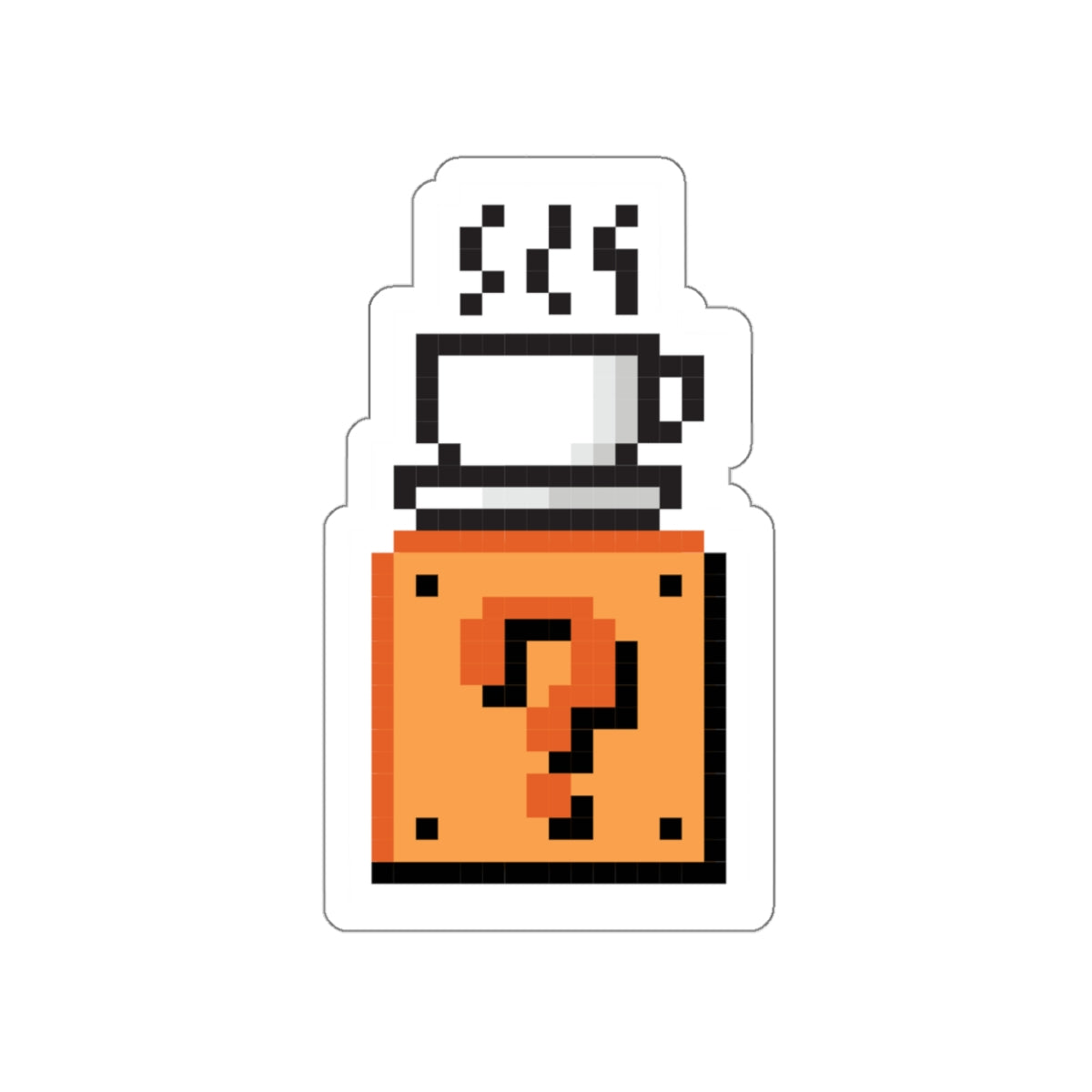 Caffeine power-up stickers