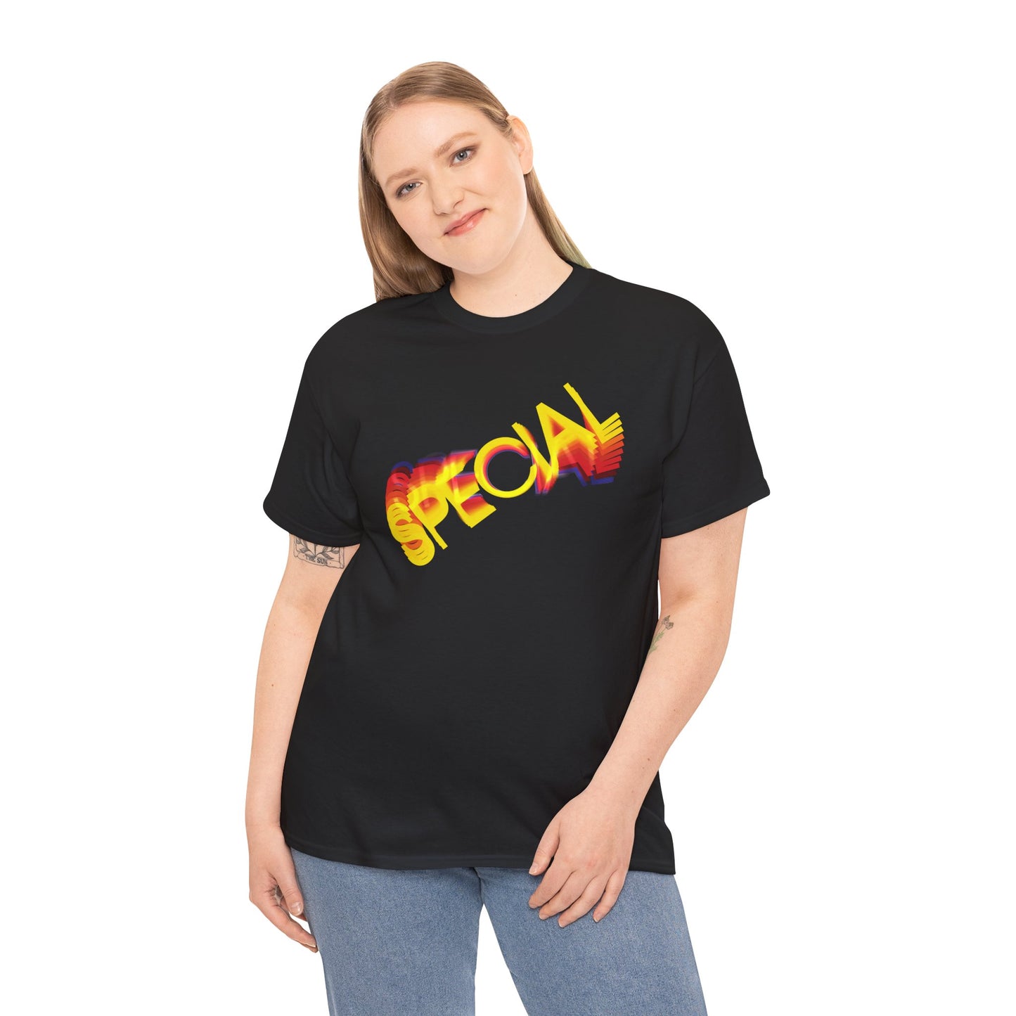 "SPECIAL" retro rainbow 1970s & 1908s CBS TV special inspired - unisex t-shirt