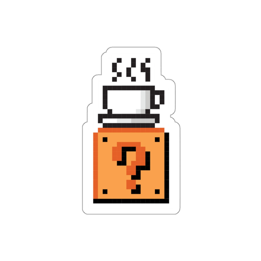 Caffeine power-up stickers