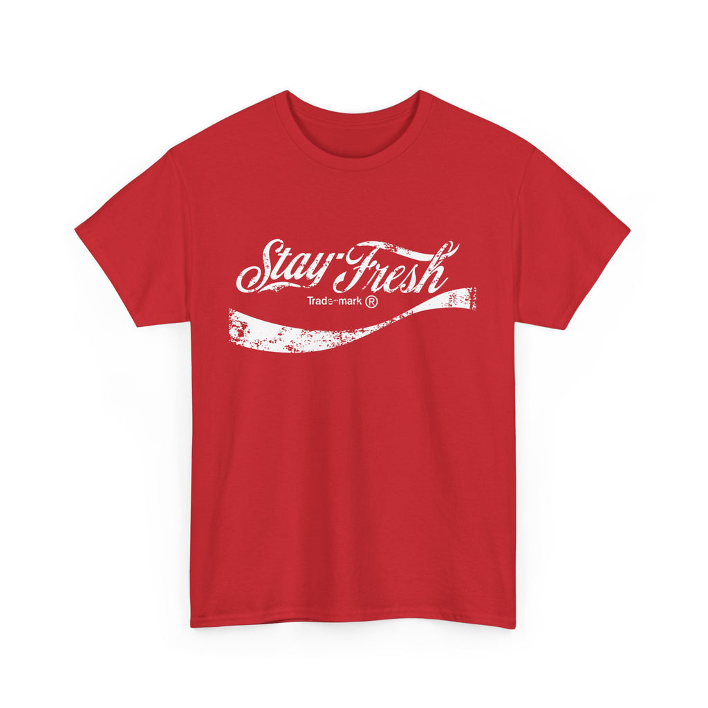 Stay Fresh cola inspired distressed t-shirt