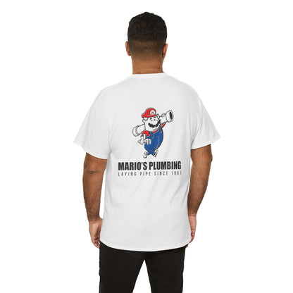 Marios Plumbing Laying Pipe Since 1981 - unisex mascot t-shirt