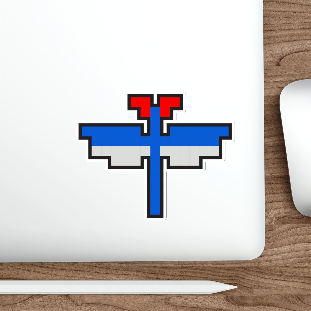8-bit Legends: Galaga Dragonfly die-cut stickers