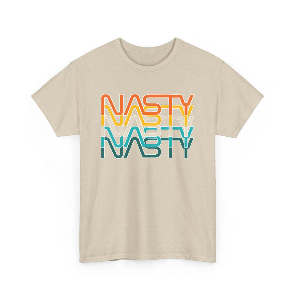 NASTY offset vintage NASA logo inspired t-shirt