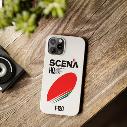 VHS Visions - retro Scena HQ T-120 VHS tape inspired slim iPhone cases