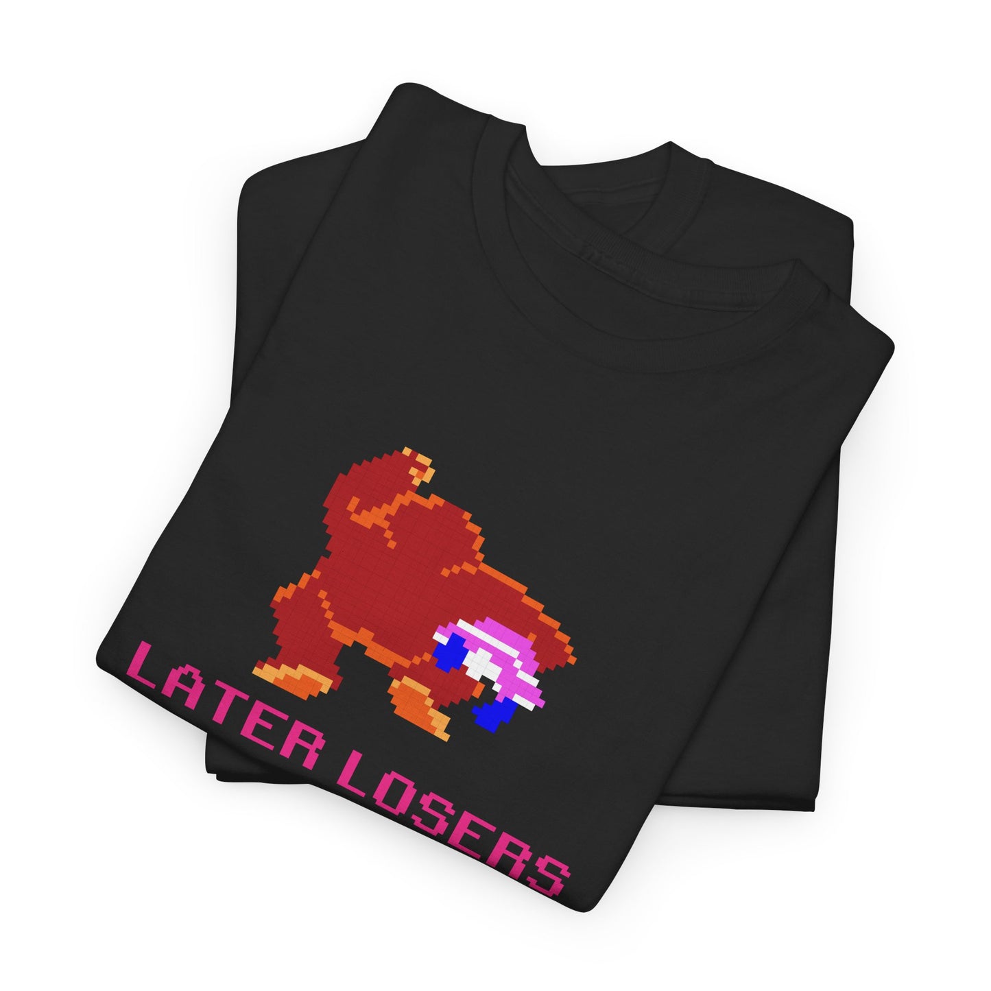 8-bit Legends: DonkeyKong "LATER LOSERS" unisex t-shirt