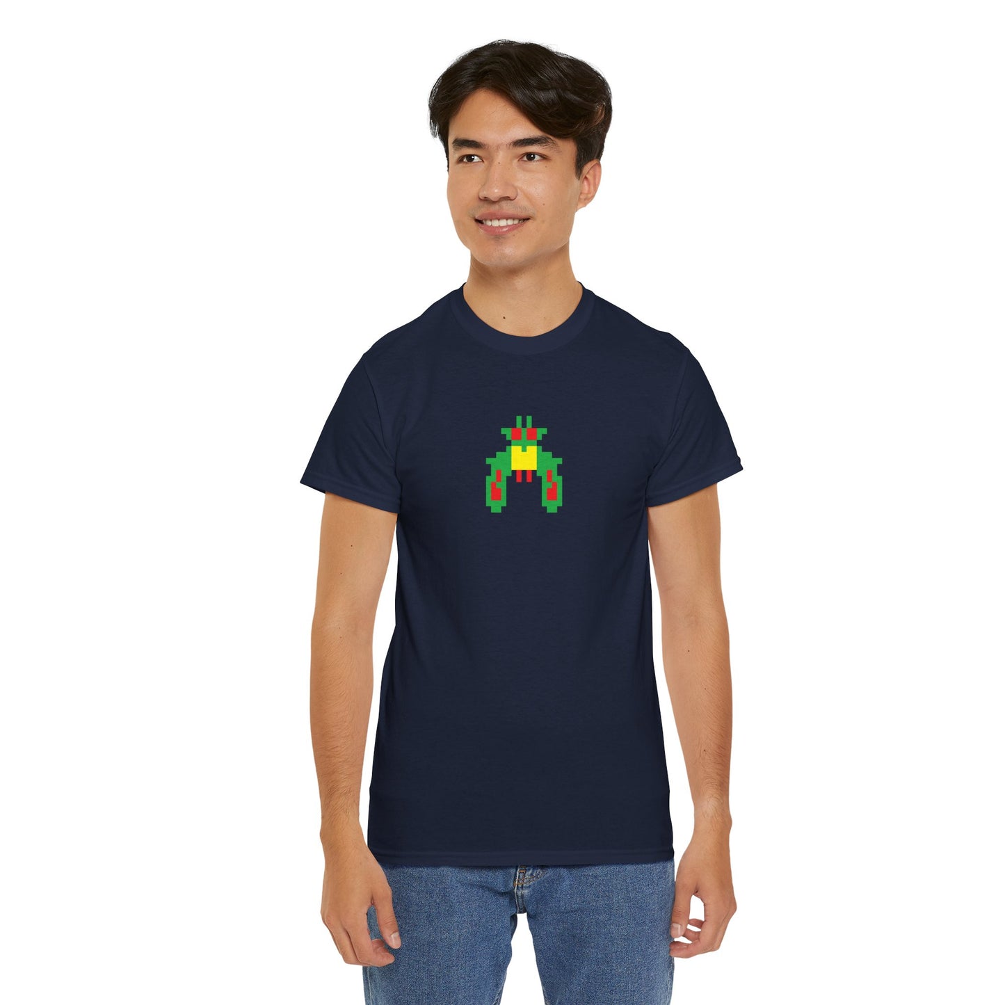 8-bit Legends: Galaga Green Boss unisex t-shirt