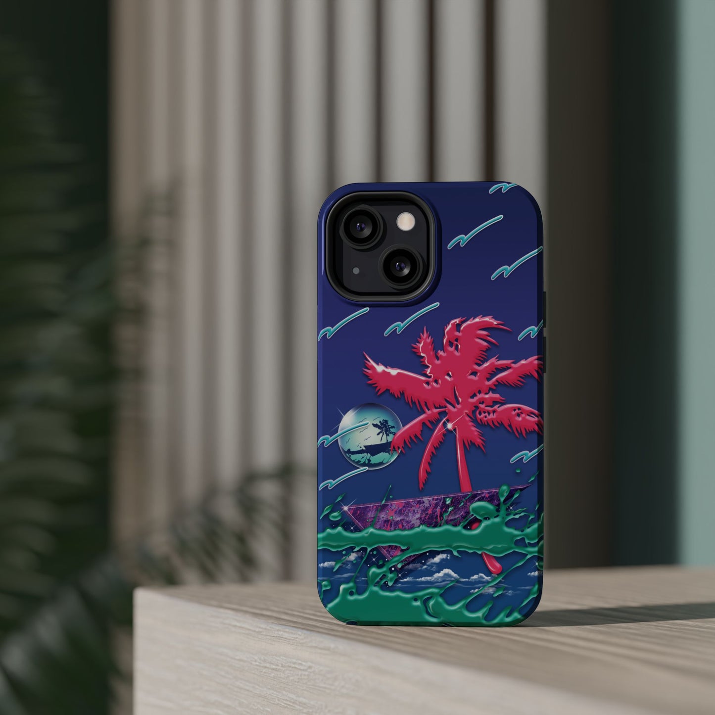 Pink Palm - Trapper Keeper inspired tough MagSafe® iPhone cases