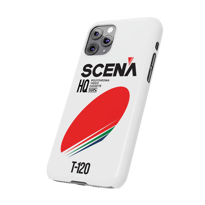 VHS Visions - retro Scena HQ T-120 VHS tape inspired slim iPhone cases