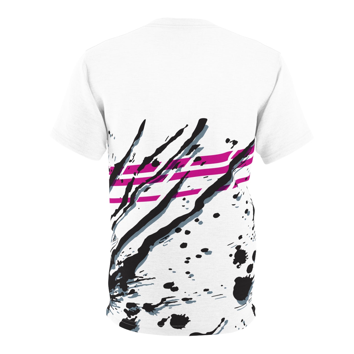 Black Paint - Trapper Keeper inspired unisex cut & sew all over print tee