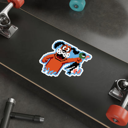 8-bit Legends: Duck Hunt "Got One" die-cut stickers