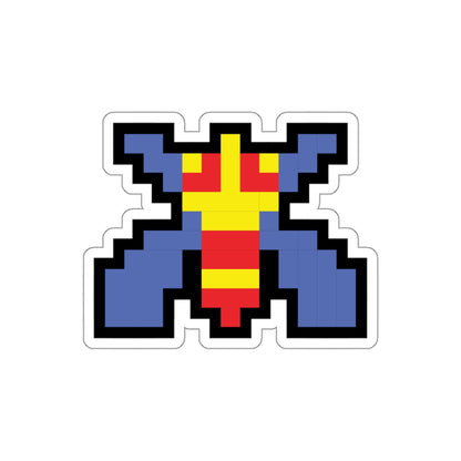 8-bit Legends: Galaga Bee die-cut stickers