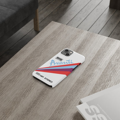 VHS Visions - retro Avanti SHG VHS tape inspired slim iPhone cases