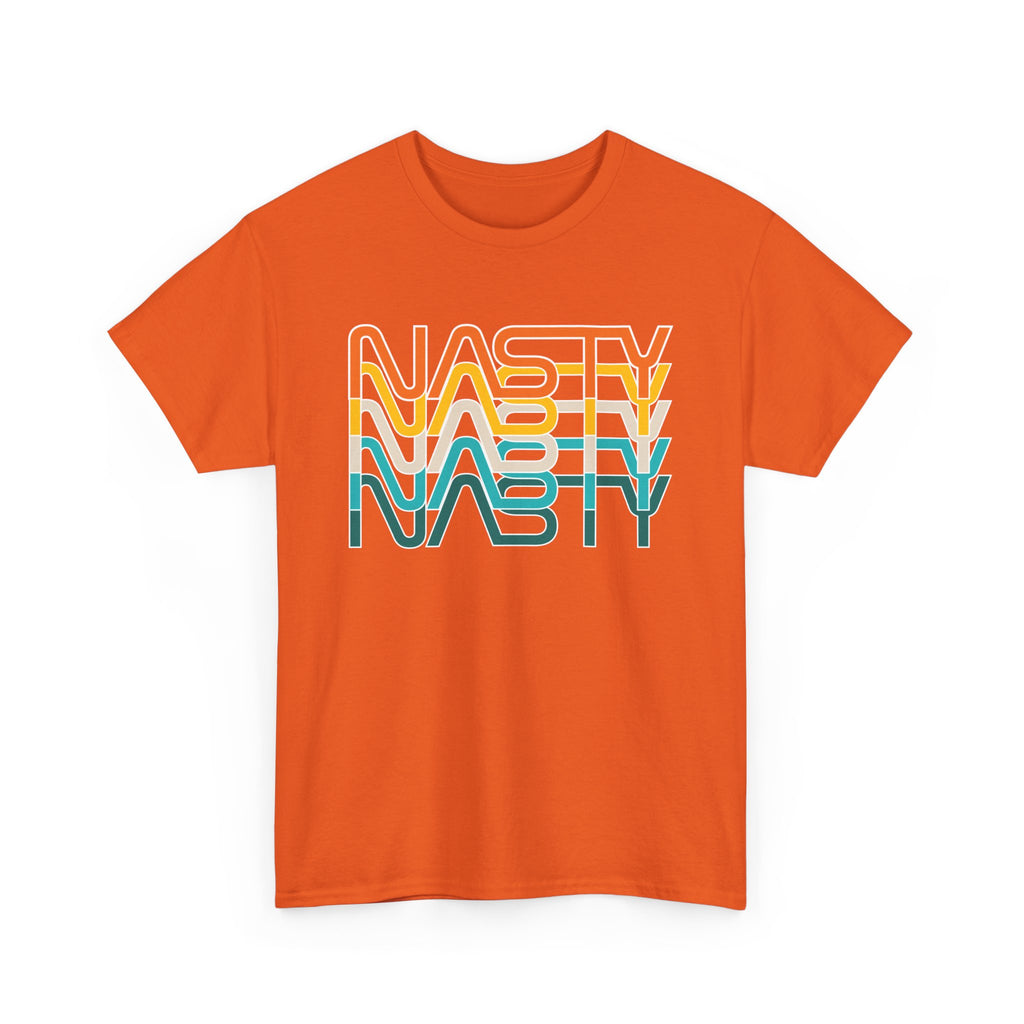 NASTY offset vintage NASA logo inspired t-shirt