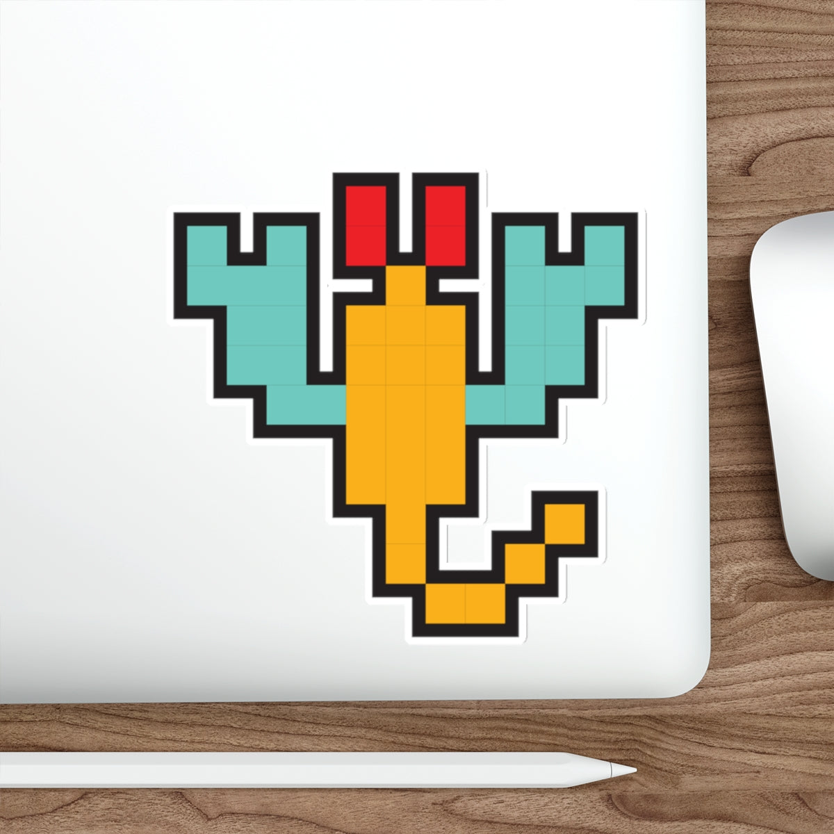 8-bit Legends: Galaga Scorpion die-cut stickers