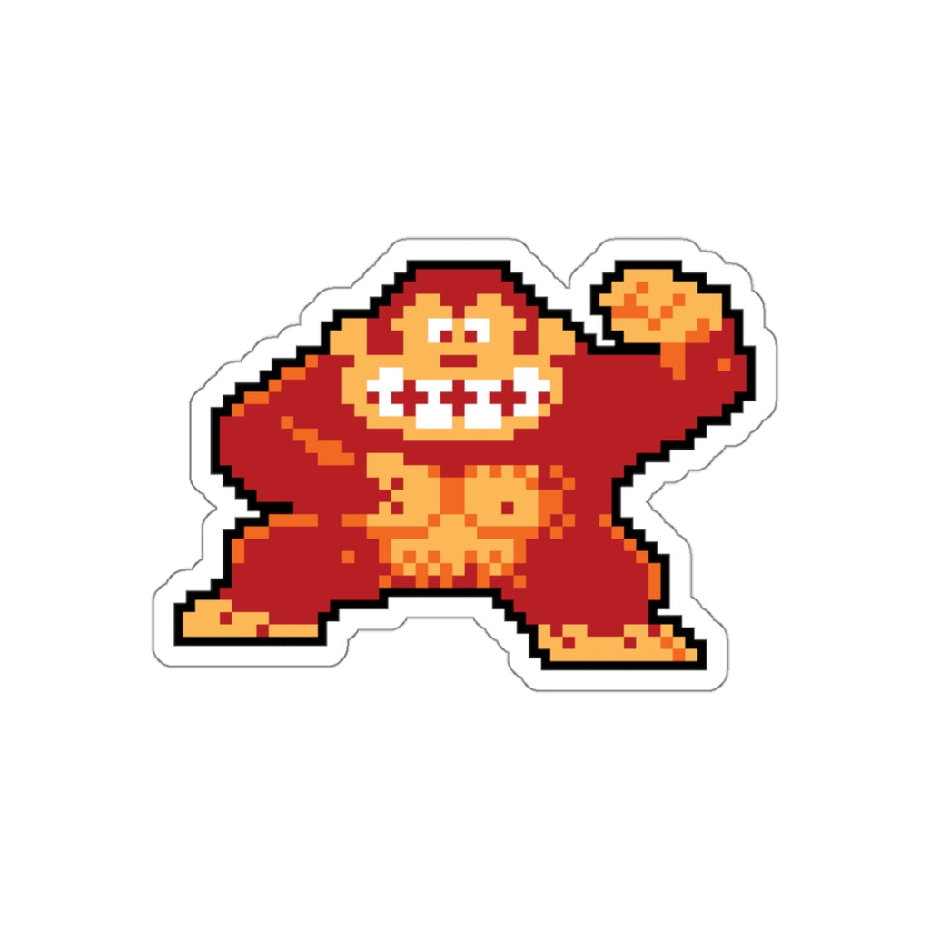 8-bit Legends: DonkeyKong die-cut stickers - Rerun Designs