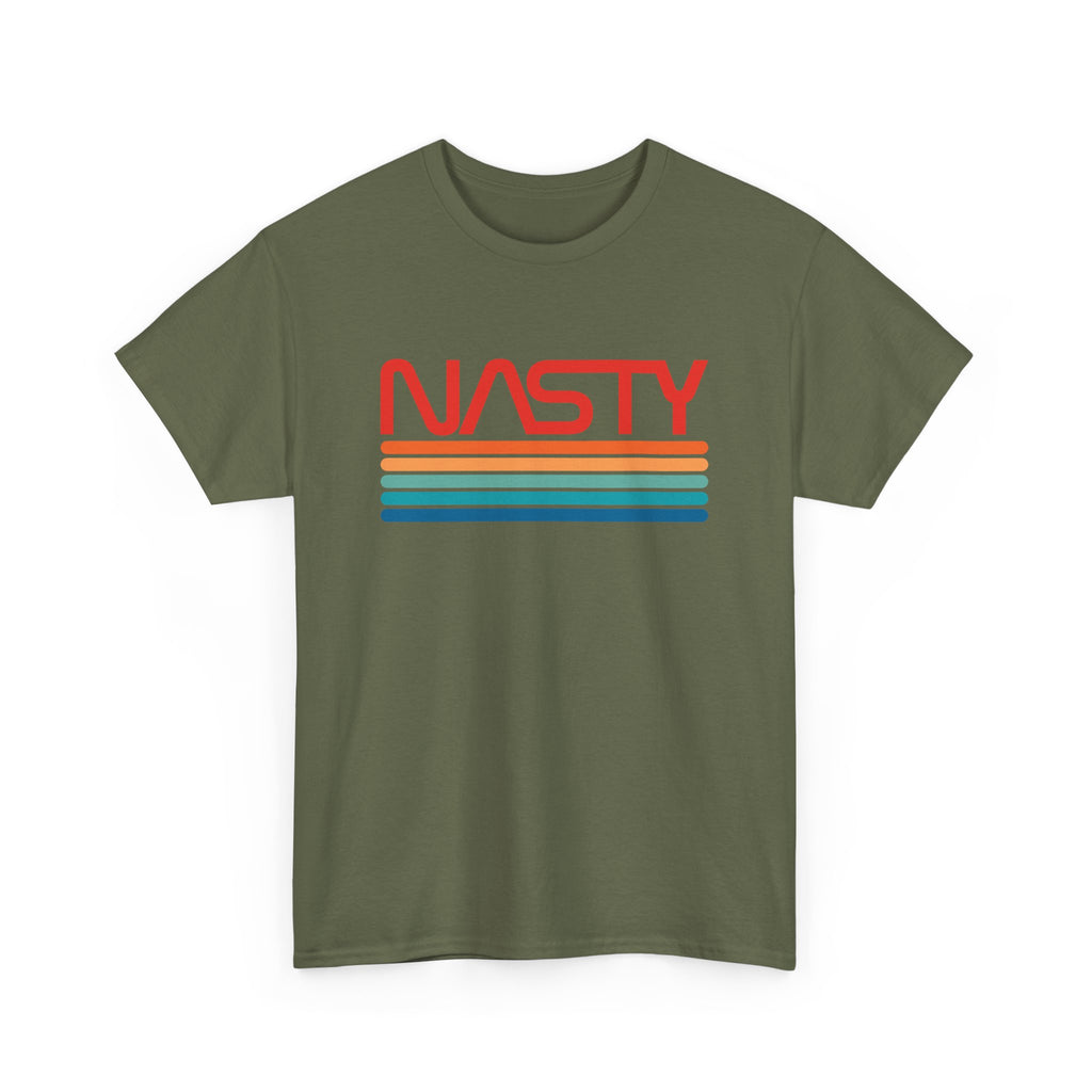 NASTY vintage rainbow NASA logo inspired t-shirt